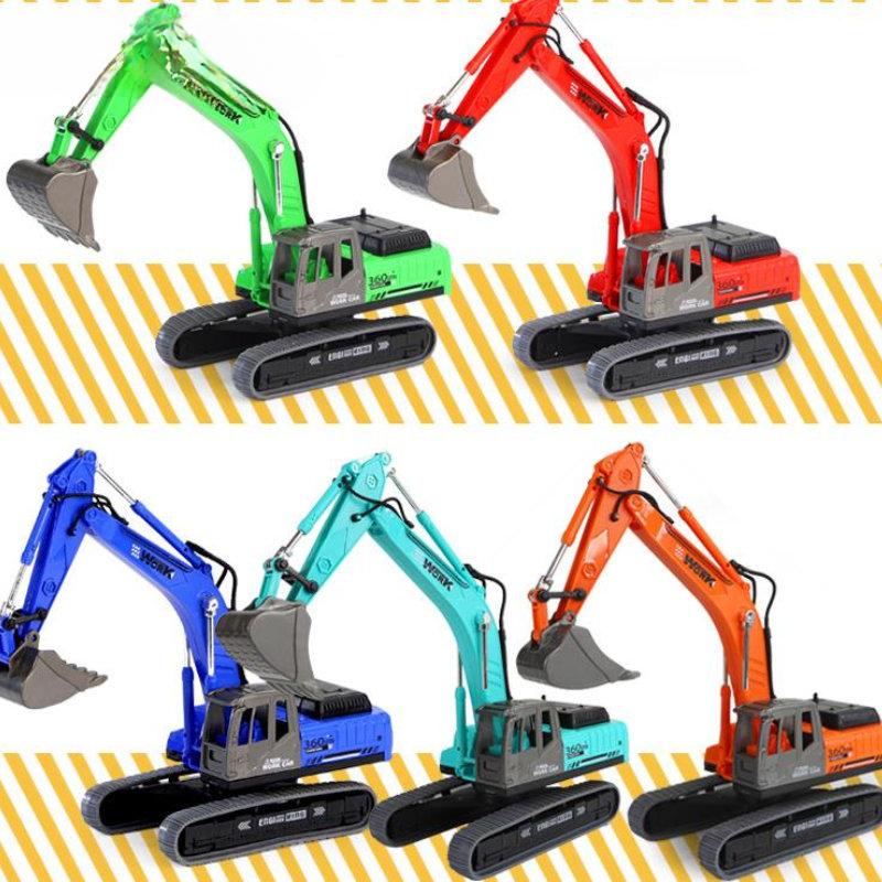 Đồ Chơi Xe Kỹ Thuật Mô Hình Máy Xúc, Đồ Chơi Trẻ Em, Đồ Trang Trí Mô Phỏng, Bộ Đúc Khuôn Kỹ Thuật, Thích Hợp Cho Trẻ Em