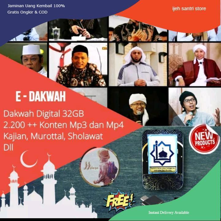 ( Pasti Puas ) KAJIAN SUNNAH USTADZ NU FULL DI FDISK 32GB 100% ORIGINAL Otg otg 0