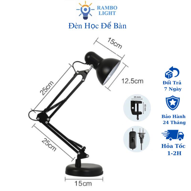 Đèn bàn học PIXAR bóng LED chống cận bảo vệ mắt, đèn học để bàn cao cấp bảo hành 2 năm