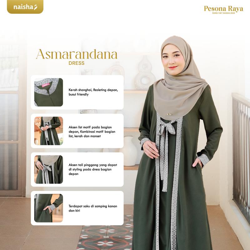 Naisha - Asmarandana Army Family Set | Couple Pasangan | Sarimbit Keluarga | Sarimbit Lebaran 2025 2