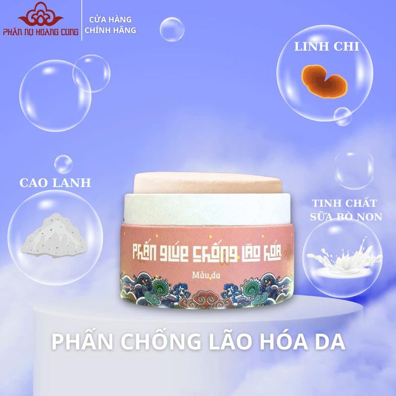 Phấn Trang Điểm Dưỡng Da Nén Da (Không Chóp) Phấn Nụ Hoàng Cung Mỹ Phẩm Nữ Cosmetic Phấn Phủ