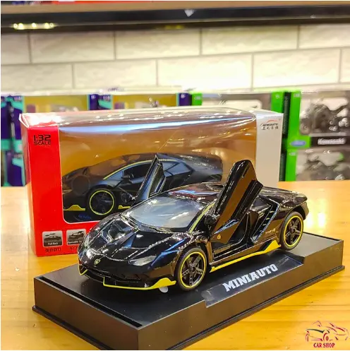 Xe mô hình Lamborghini-Miniauto 770-4 1:32 đen 0