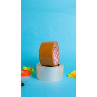 Gambar Borneo OPP Tape Bening Coklat 72 mm x 90 Yard - Bening, Daya Rekat Kuat, Waterproof, High Quality, 45 micron, 4 Roll/Slop, 48 Roll/Box, OPTB0031-32 - Bening dari Borneo Stationery Kota Surabaya 4 Tokopedia