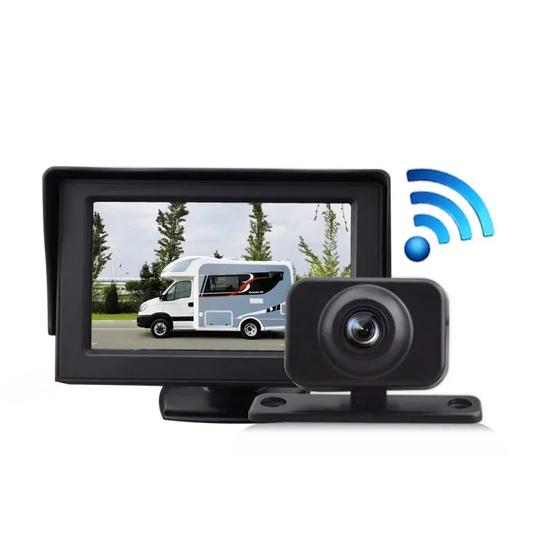 Wireless Car Rear View Camera, 720P HD Car Rear View Camera, Car Rear View Camera, Universal Car Rear View Camera for SUV, Pickup, RV