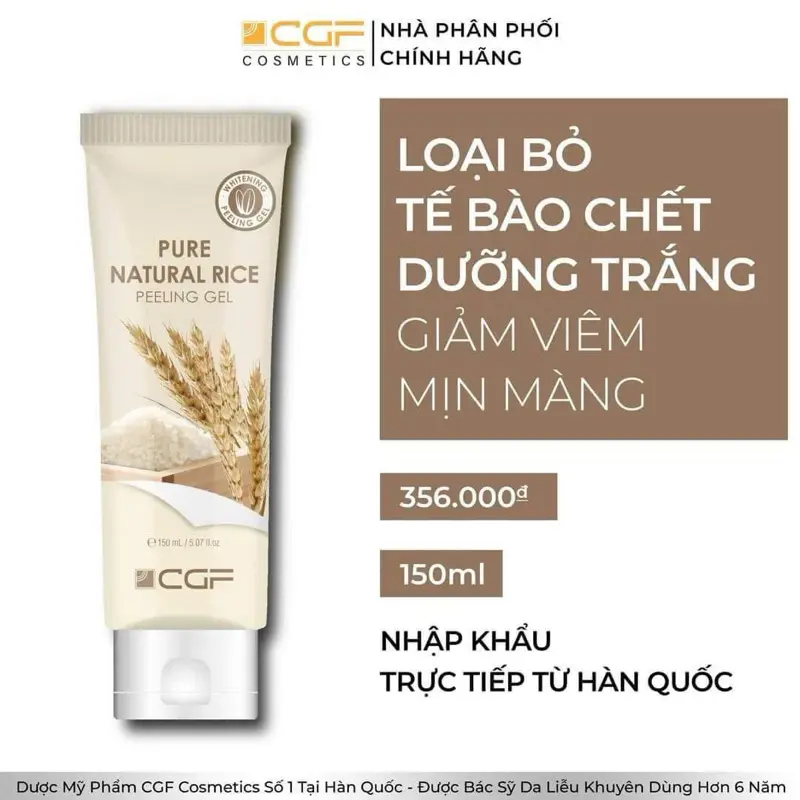 Tẩy tế bào chết gạo Hàn Quốc