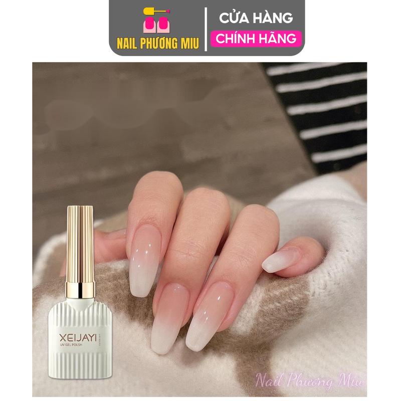 Sơn Gel Màu Thạch Nước Gạo XEIJAYI, CR, BOBO 15ml Đậm Đặc Sánh Mịn, Màu Chuẩn Mùi Thơm Nhẹ Dễ Chịu Bền Bóng Lâu Dài Nữ Women