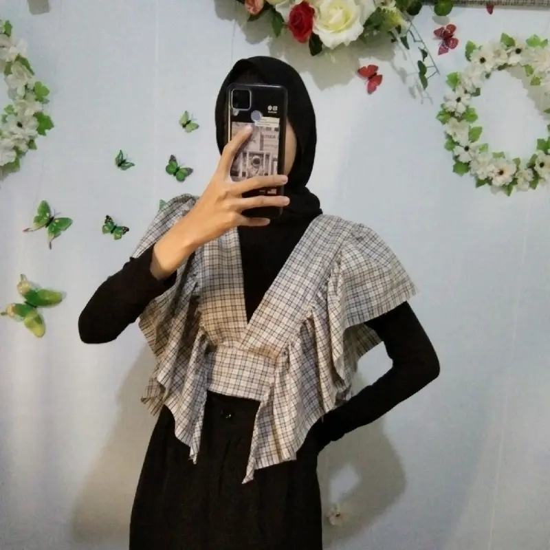 YURA KOREAN TOP | Vest outer | Outer rumbai pita 1