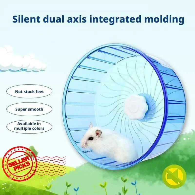 Silent Playing Hamster Wheel Exercise Colors 2 Toy Running T2l0