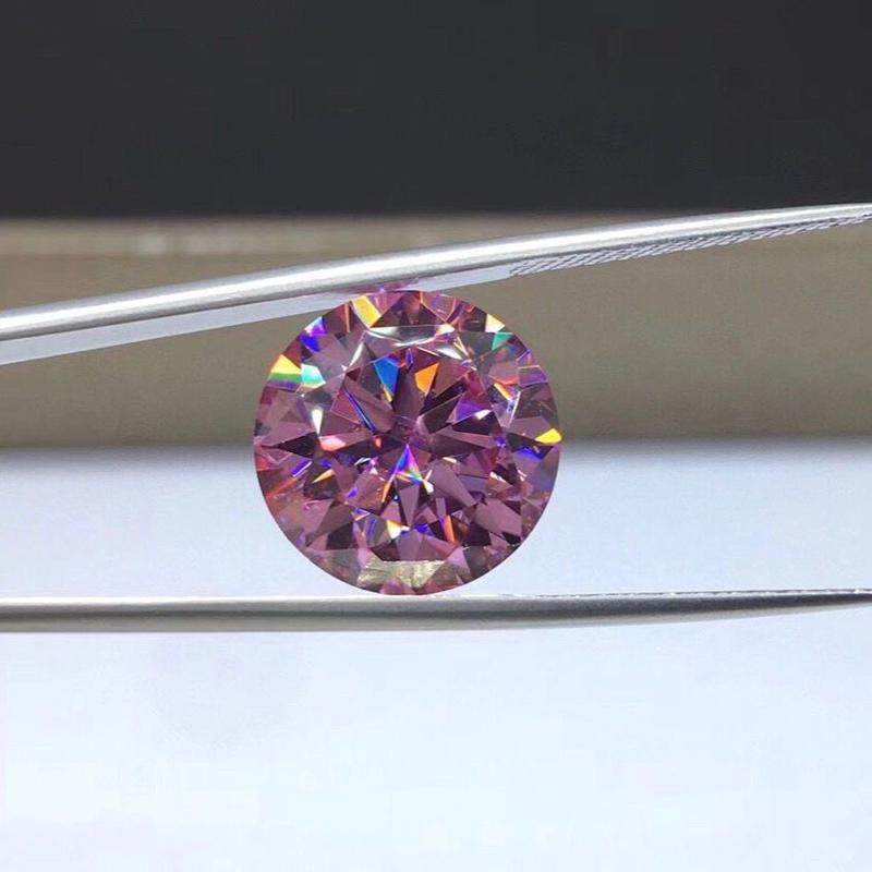 Product Introduction of Super Large Collector's Pink Moissanite 85 Carat Imported from America Moissanite Craft Loose Stone Octagon Shape 6