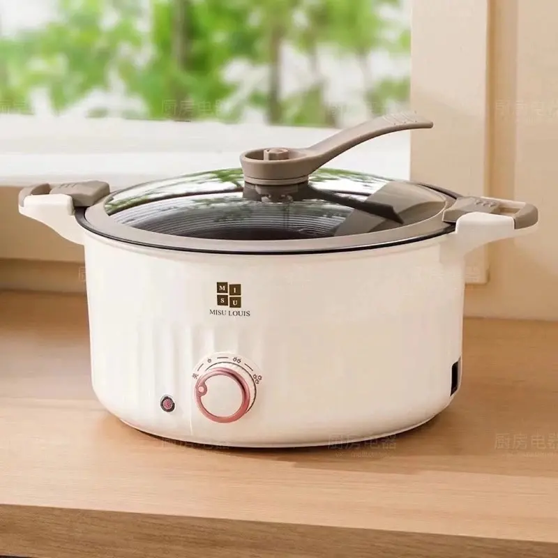 ￼Nồi Áp Suất Đa Năng MISU Dung Tích 5L, Size 24cm Công Suất 800W, 4 Chế Độ Nấu, Hầm, Soup, Nấu Cơm