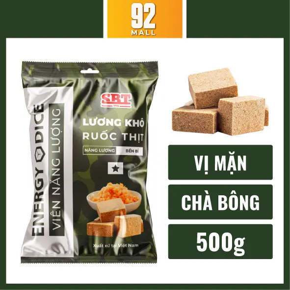 Lương Khô Chà Bông Thơm Ngon Ăn Vặt Làm Quà Tặng Phong Cách Quân Đội 0