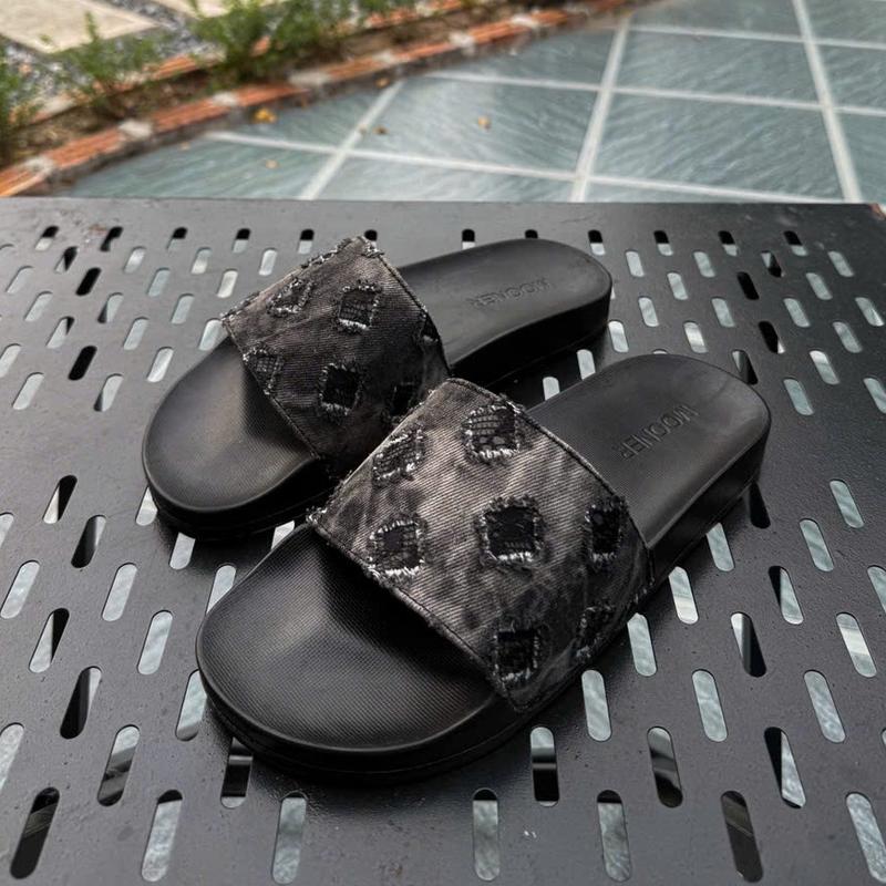 Dép quai bò khói xước về 4 màu dành cho nam nữ dép quai ngang dép MOONER quai bò sz 36-43