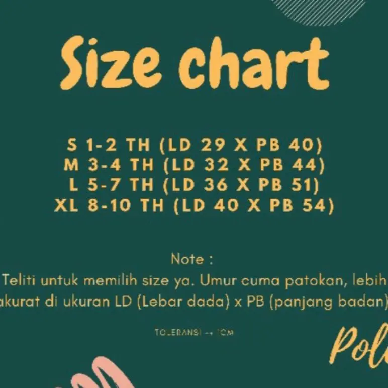 Kaos anak stripe green series polca Fashion 4