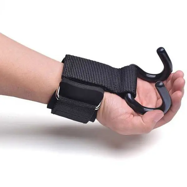 Găng Cuốn Cổ Tay Có Móc Nâng Tạ Weight Lifting Hook Valeo (Loại Có Lớp Đệm) 5