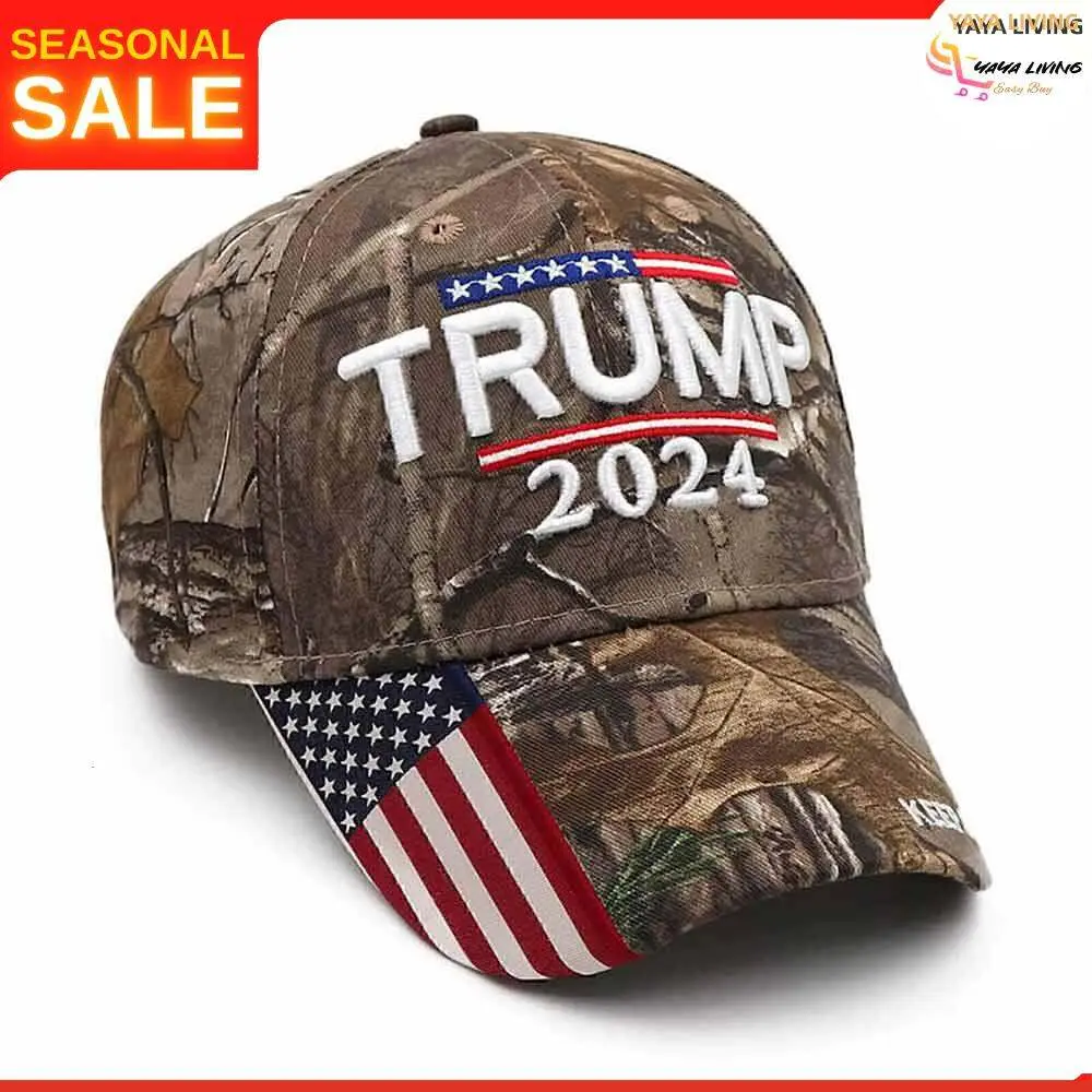 Topi Topi MAGA Donald Trump, Rekaan Camo Fight, KAG Make Keep America ...