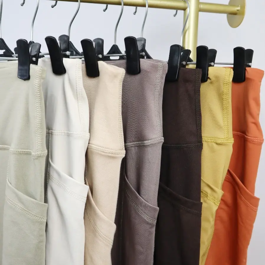 Legging 90D+Pocket/Legging Senam/Legging Olahraga Outdoor Sport