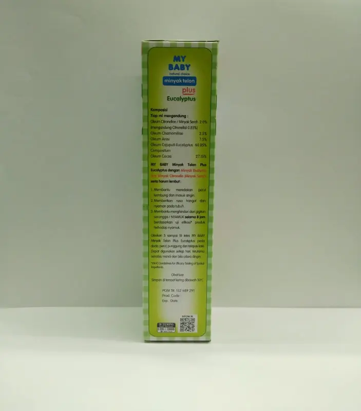 MY BABY MINYAK TELON PLUS EUCALYPTUS 8 JAM ISI 150 ML bayi perut 1