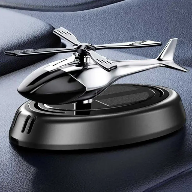 CATIANPAI Parfum Mobil Dashboard Helikopter Tenaga Surya Car Freshener - KTP030 Pajangan 2