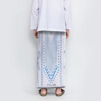 Gambar Sarung ATLAS Idaman 555 Kembang Motif BHS A5 GSJ Putih Biru - Putih dari Sarung Atlas Kab. Gresik 5 Tokopedia