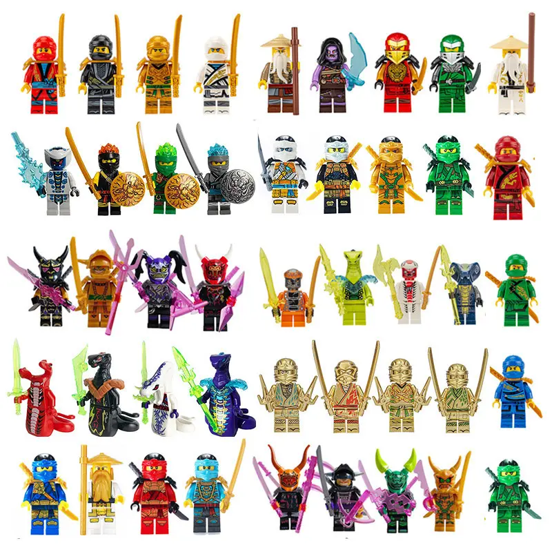 1pcs Ninjago Theme Mini Building Blocks Small Figure Toys Gifts For Kids
