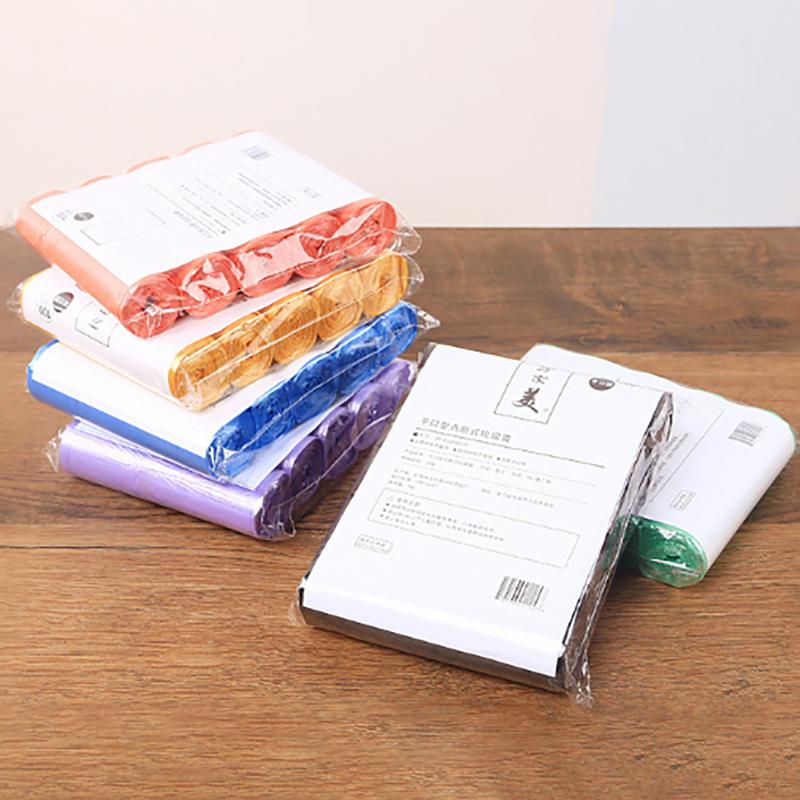 Product Introduction of Túi đựng rác dùng một lần, gia dụng, 5 cuộn, 1 gói, 100 chiếc, để lưu trữ nhà bếp, túi đựng rác, túi chất thải làm sạch, túi nhựa 23