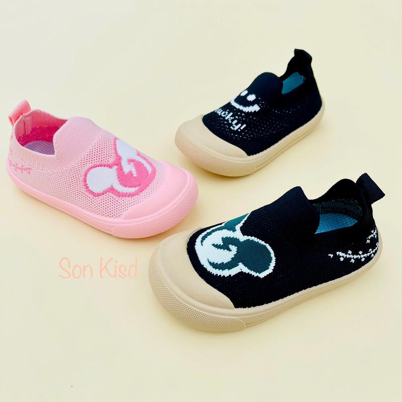 (T.ang Kèm Vớ) From Nhỏ tăng 2 size Giày Chun Thoáng Khí Cho Bé Trai Bé Gái Nhẹ Mềm Ôm Chân Phù Hợp Cho Các Bé Từ 0-7 Tuổi Voi Sandal