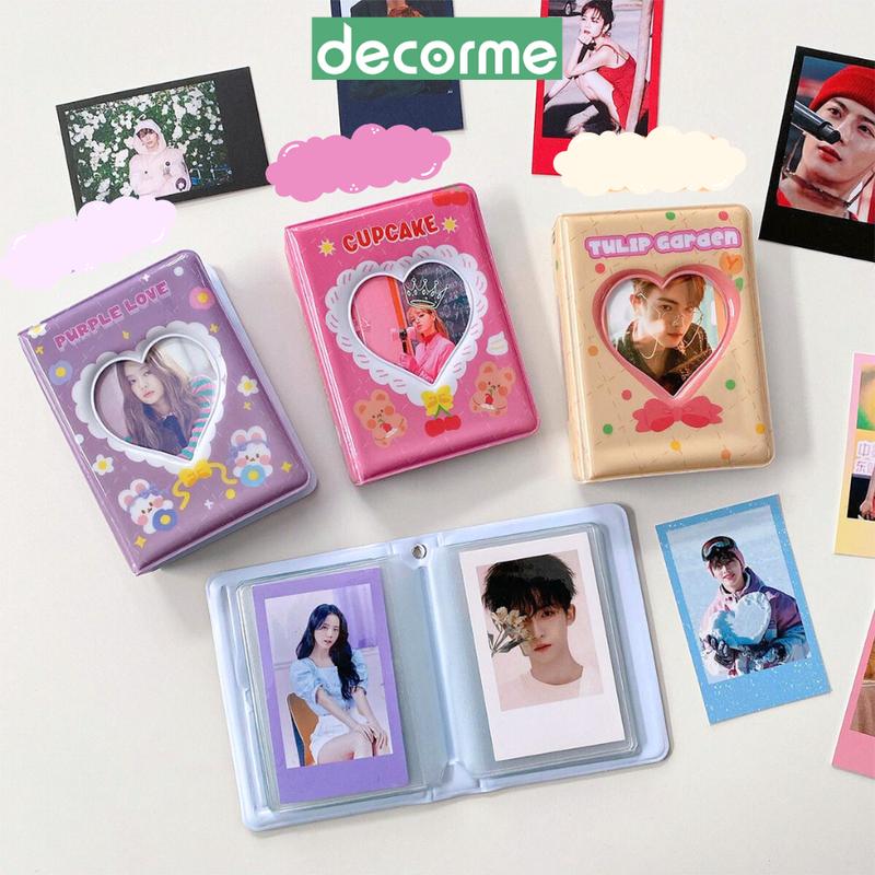 Collect Book 6*9 Decorme album sổ đựng card 1 ô nhiều hình dễ thương lưu trữ lomo card phong cách Hàn Quốc