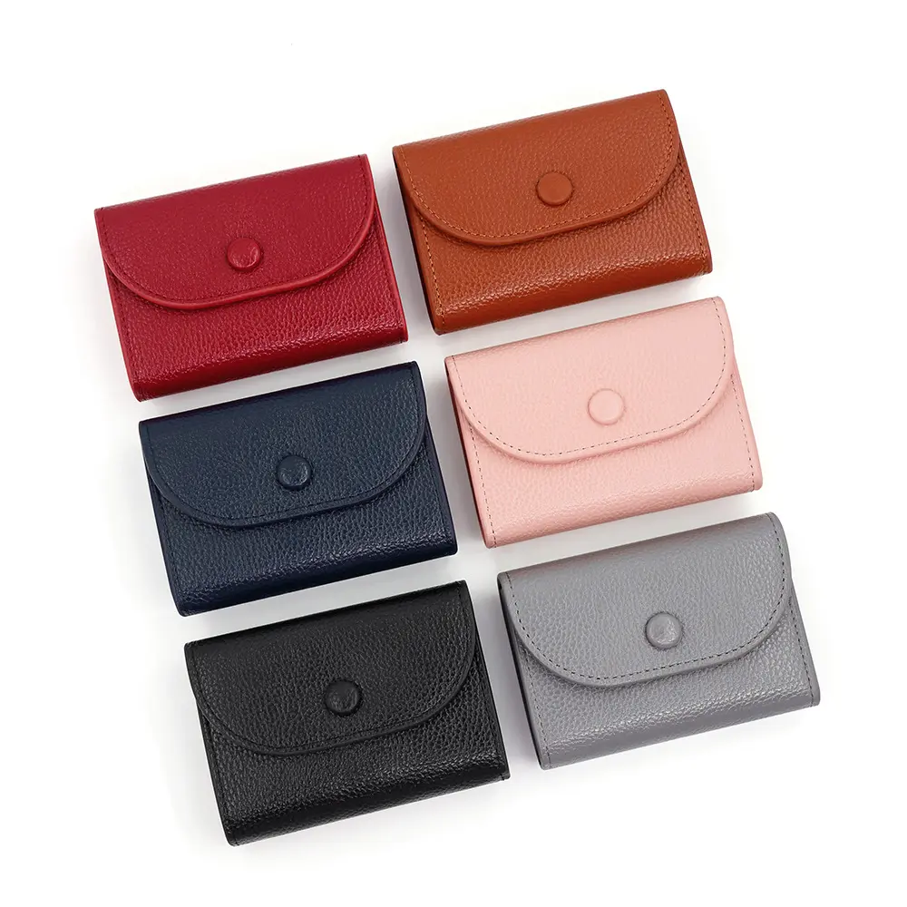Beg Kad, Fesyen dan Minimalis, Kapasiti Besar, Dompet Sifar Pegang Tangan, Beg Zip, Lembut dan Padat, Pemegang Kad Selempang