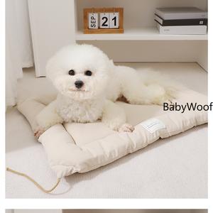 BabyWoof ペット用ケージマット 3枚セット 両面使用可能 オールシーズン対応 厚手で柔らか マルチーズ 小型犬 多頭飼い 冬 犬 猫 ケージ敷きパッド 快適 可愛い ペット用品