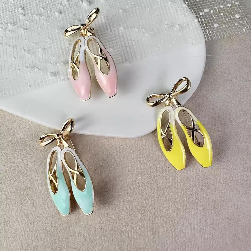 Product Introduction of Trâm Cài Giày Múa Ba Lê, Phong Cách Pháp, Giá Cả Phải Chăng, Sang Trọng, Thanh Lịch, Tráng Men Đầy Màu Sắc, Nơ Thời Trang, Xu Hướng, Thích Hợp Cho Phụ Nữ Người Nổi Tiếng Trên Internet, Thời Trang, Giá Cả Phải Chăng 0