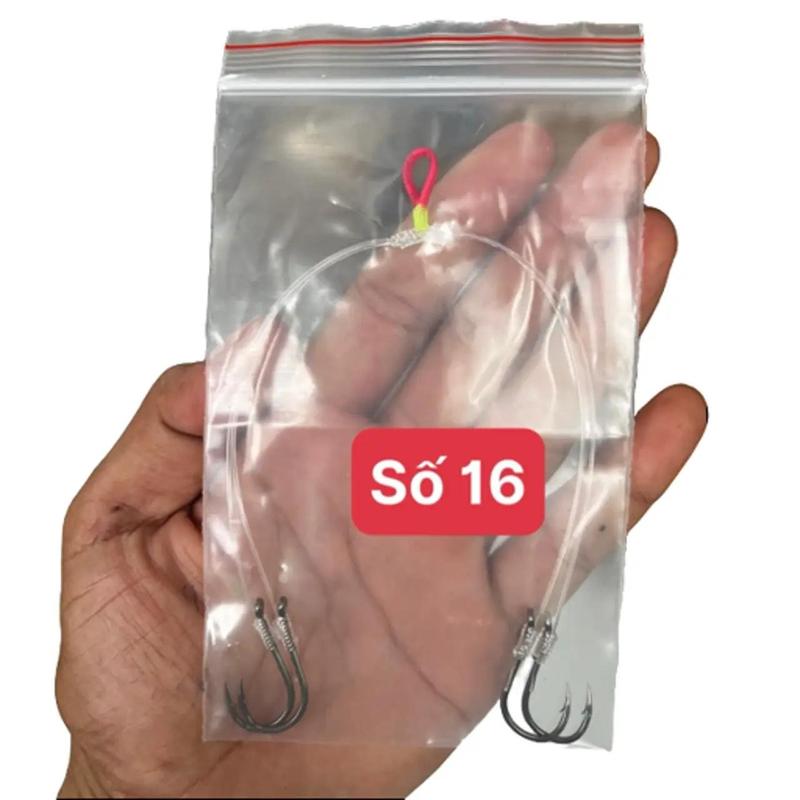 10 Chùm Nho 4 Lưỡi và 6 Lưỡi Form Chinu câu cá Đủ Size Fishing Đi Câu Bắt Cá