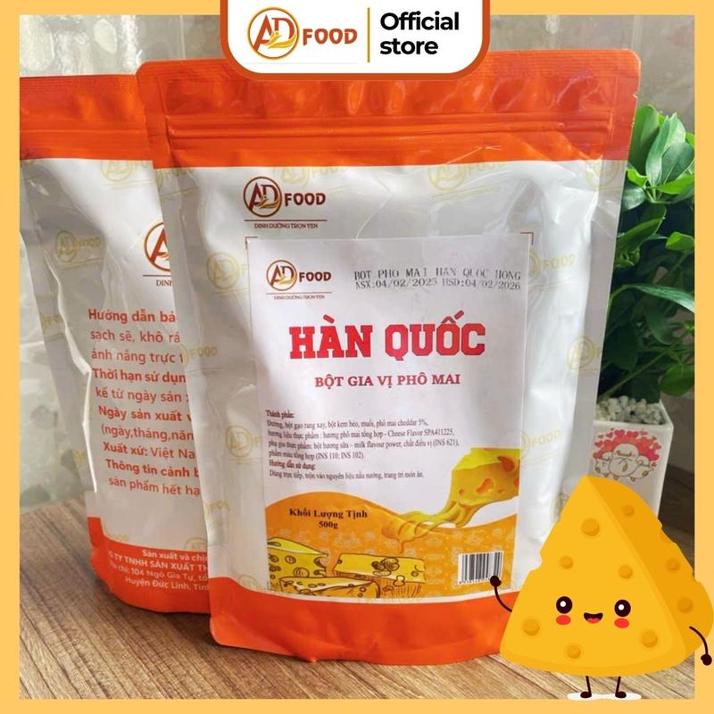 100g Bột phô mai Hàn Quốc ADFOOD màu hồng - lắc khoai tây chiên, gà rán, bắp rang bơ, bánh gạo, bánh tráng hoặc pha chế cùng nước sốt, rắc trực tiếp lên món ăn đã chế biến,.. 4