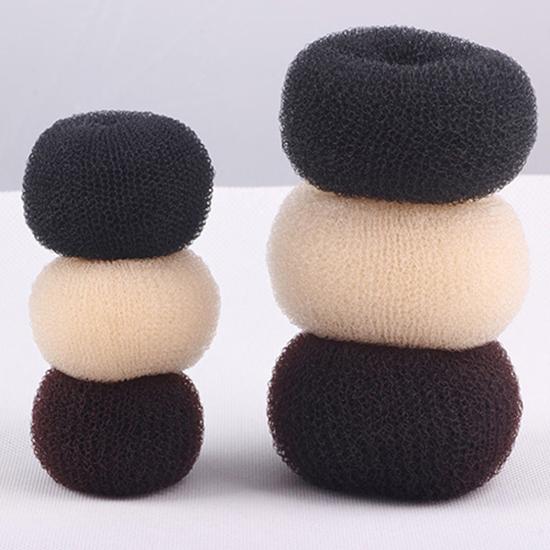 Ol.Q-Women Magic Donut Hair Ring Bun Former Shaper Hair Styler Tie Updo Maker Tools 1