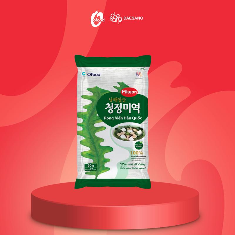  Rong biển Hàn Quốc sấy khô O'food dùng để nấu canh 50g 