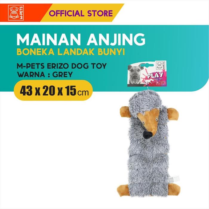 Gambar M-Pets Erizo Dog Toy / Boneka Landak Mainan Anjing Bunyi dari M-Pets Volk Pets Indonesia Kota Tangerang Tokopedia