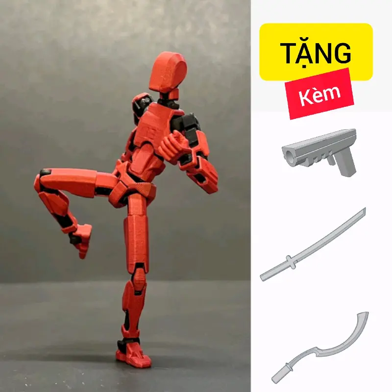 mô hình.robot dummy 13 với khớp linh hoạt cử động siêu thật. Hàng Ráp sẵn Đồ Chơi 0
