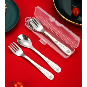 Sendok Garpu Anak Set / Sendok garpu anak stainless / Sendok Anak SUS 304