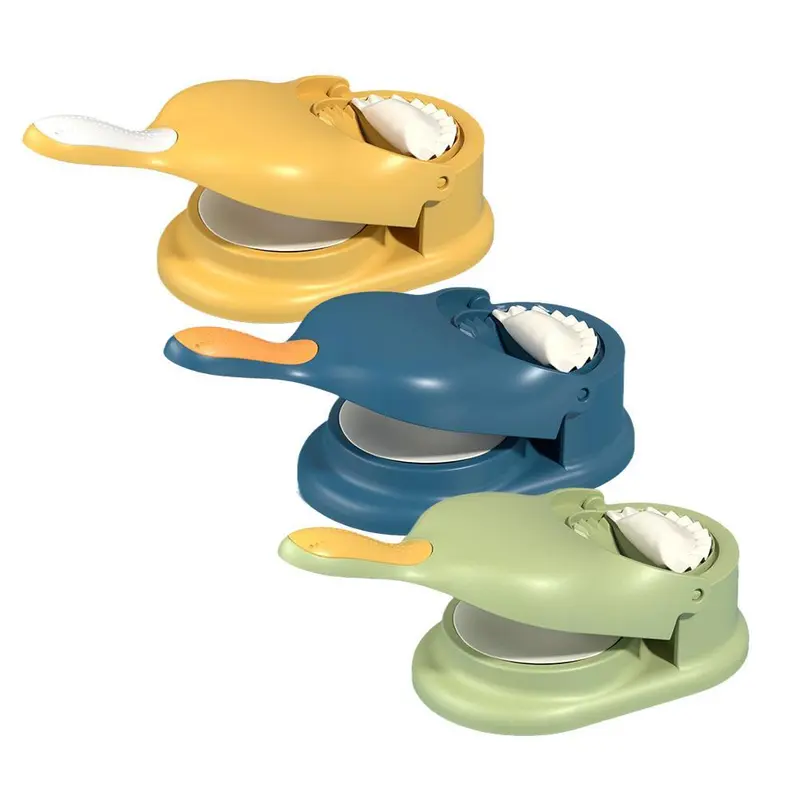 Máy làm bánh bao thủ công, 2in1, Bộ ép và khuôn bột, đồ dùng nhà bếp Hoàn Hảo cho tự làm, T0M6 8