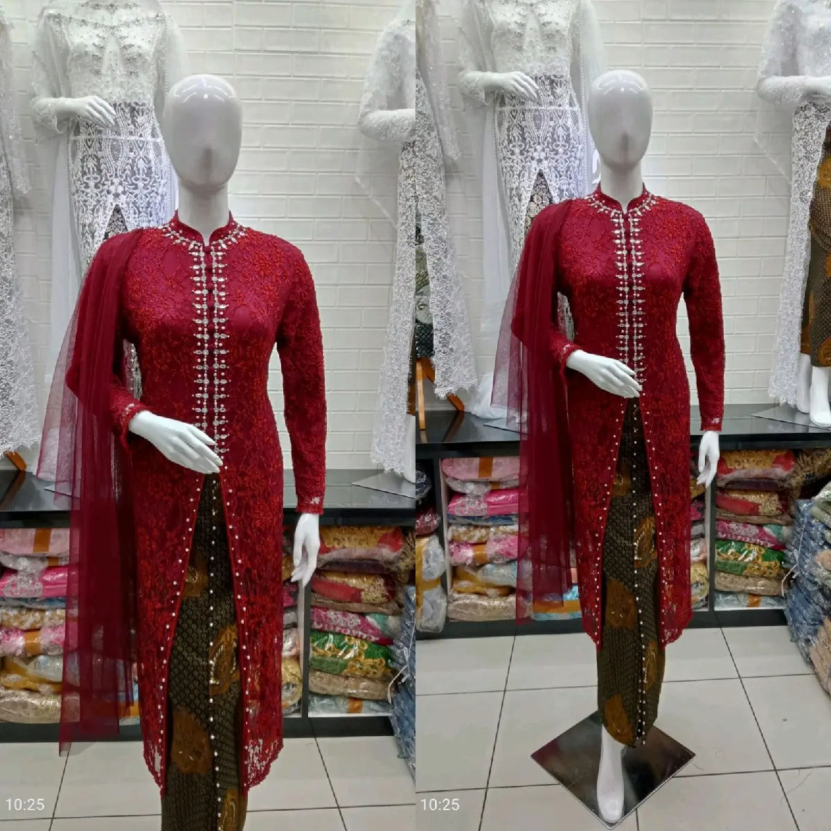 Kebaya ashanty ibu hajat full payet/ kebaya ibu besan mewah + Rok