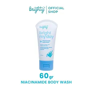 [ Live ATR ] Brighty Bright My Day BMD Niacinamide Body Wash 60 ML sabun mandi Niacinamied Vitamin C Gluthatione