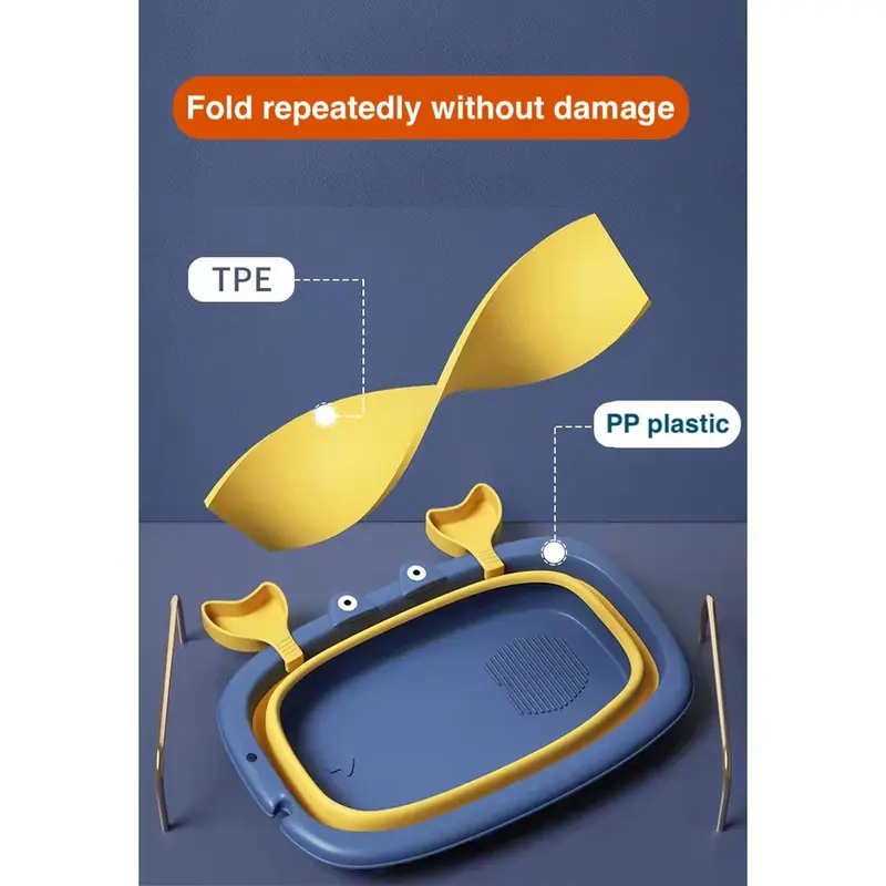 Bak Mandi Bayi Lipat Foldable Silicone / Portable Tempat Mandi Bayi 6
