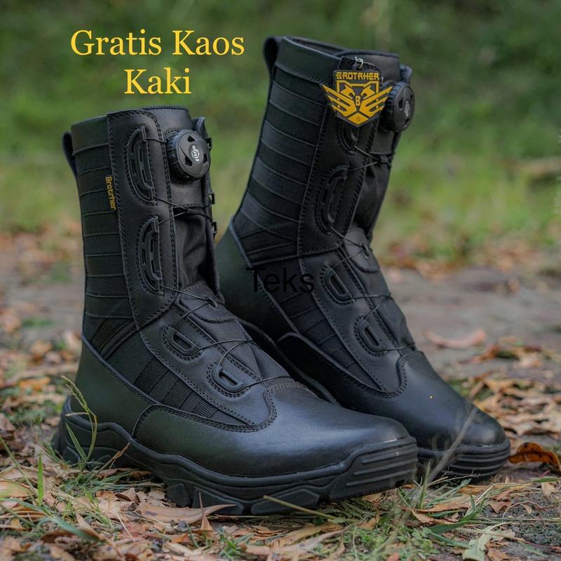 Sepatu PDL Tali Putar Fitgo Type Ninja merk Brotrher Boots 2