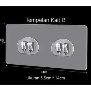 Tempelan Hook, Tempelan Kait, Tempelan Dinding , Hook Tembok, Gantungan Keramik , Sticker Kamar Mandi , Perekat Dinding Tembok Rekat/ BS