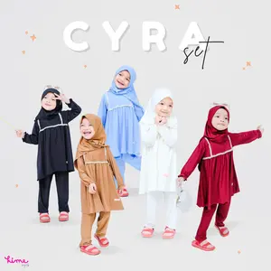 KIMEHIJAB Setelan Anak perempuan CYRA Jersey Premium