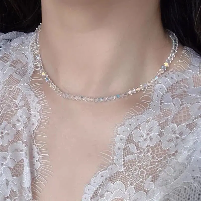 Kalung manik gelang simple crystal korean style / gelang manik 5