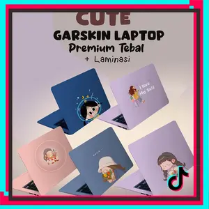 Skin Stiker Garskin Leptop Laptop Motif Cute Aestetik Plastik Computer