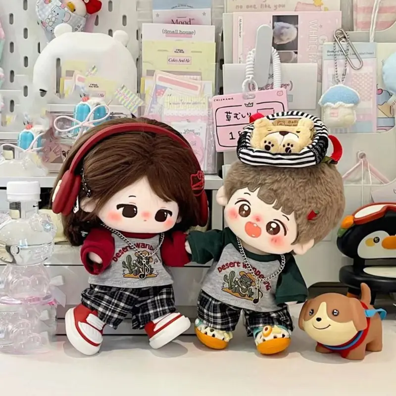 đồ mặc cho doll 20cm,quần áo cho baby three thỏ thị trấn, blind box quần áo cho v3, Quần Áo Đồ Chơi Nhồi Bông Bộ Quần Áo, Onesuit, 20cm, Quần Áo Búp Bê Bông, Váy Nhồi Bông, Trang Phục Mùa Đông, Váy Búp Bê Đầu Đáng Yêu, Bộ Hóa Trang, 0