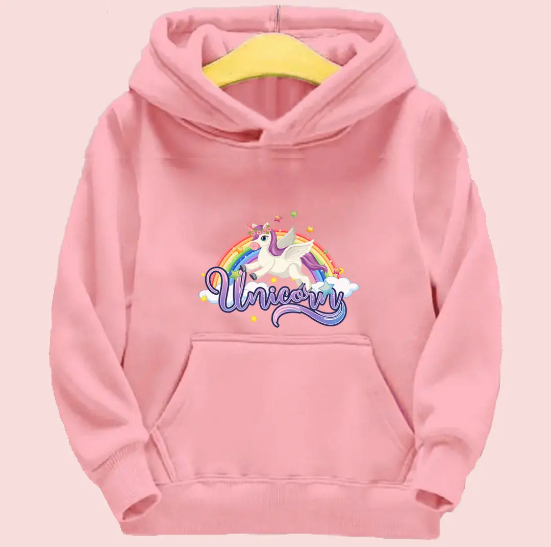 HOODIE ANAK UNICORN PELANGI usia 1-10 tahun LAKI LAKI / PEREMPUAN Fashion