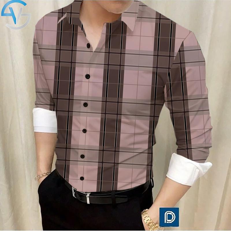  ÁO SƠ MI NAM TAY DÀI  KẺ SỌC PHONG CÁCH LỊCH LÃM IN 3D KHÔNG PHAI MÀU SẮC NÉT VẢI LỤA MỊN MỀM MẠI NHẸ THOÁNG  40-95KG  Menswear Kate 