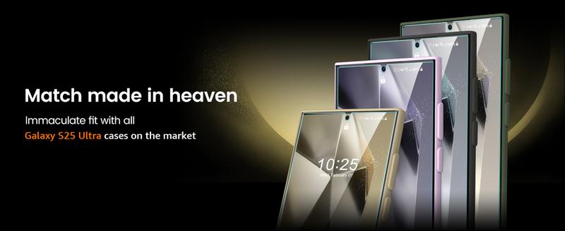 Product Introduction of Anvoro Samsung Galaxy S25 Ultra/S25 Plus/S25 Tempered Glass Screen Protector,Easy to install 19
